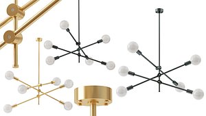 3D nordic chandelier