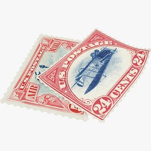 3D postage stamps