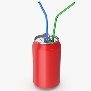 Cola Can - Open 3D model