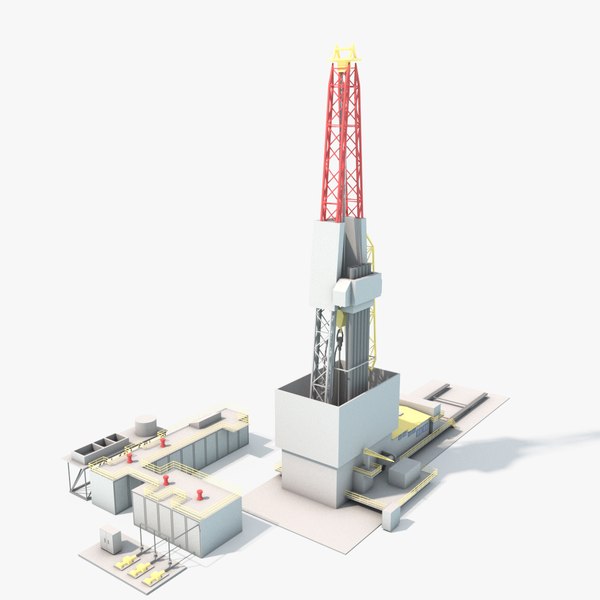 석유 굴착 장치 3D 모델 - TurboSquid 2111472