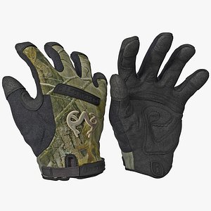 3d realtree ap gloves model
