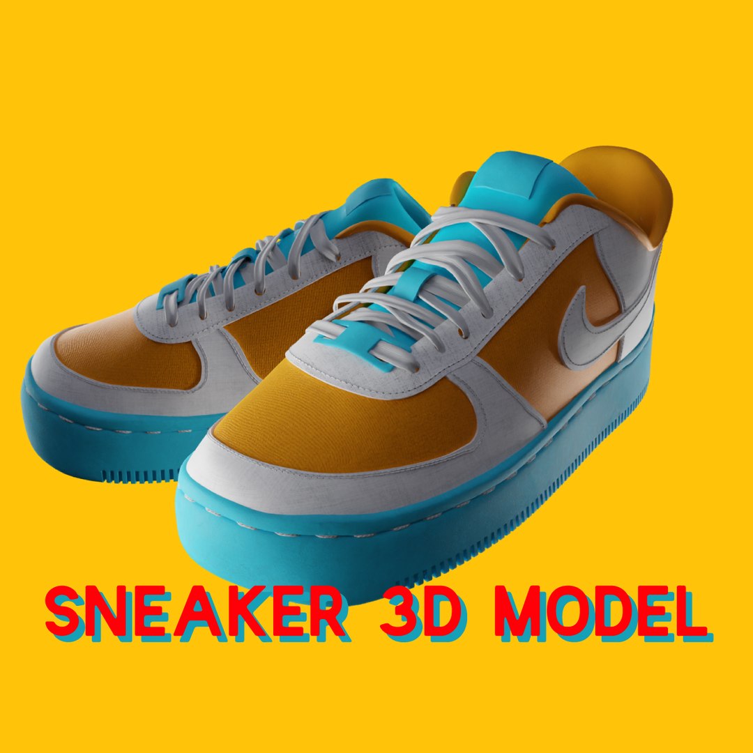 nike air 3d model