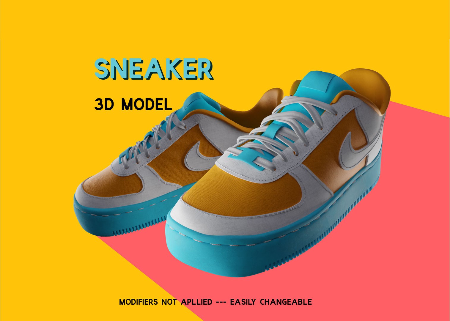 nike air 3d model