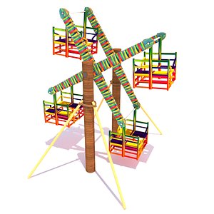 asian whirligig nagor dola 3D