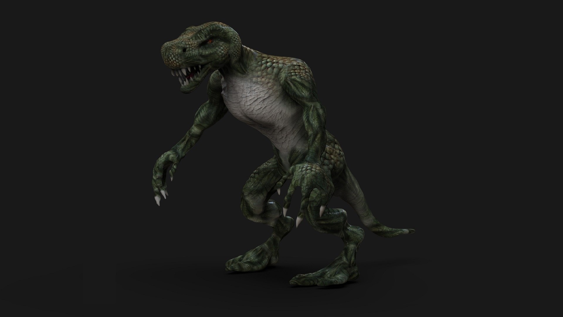 3D Lizardman - TurboSquid 2383339
