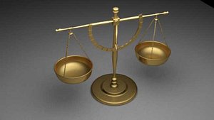scales justice 3d max