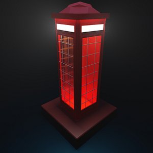 telephone booth 3D model
