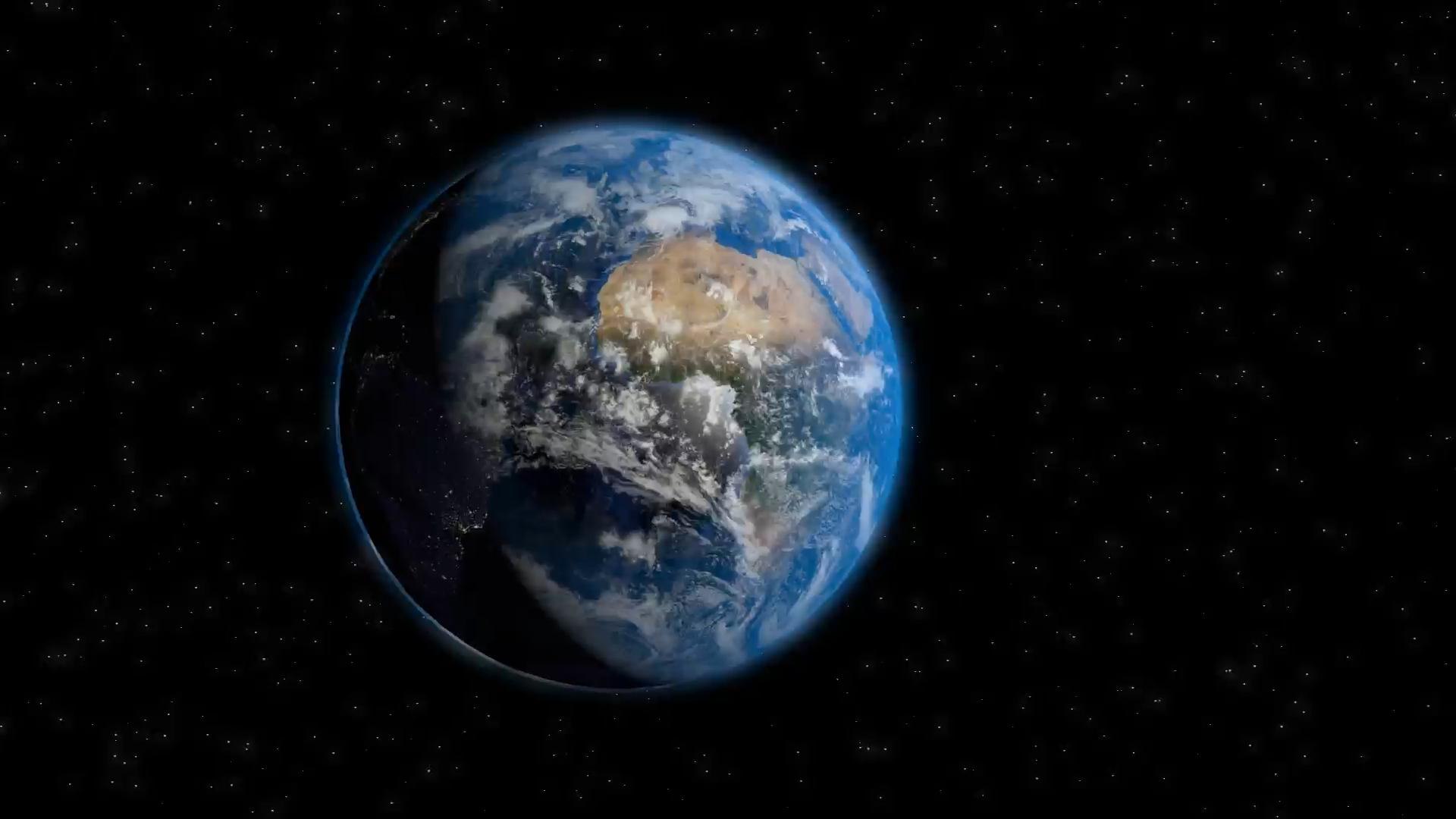 3d Model Of Space Earth