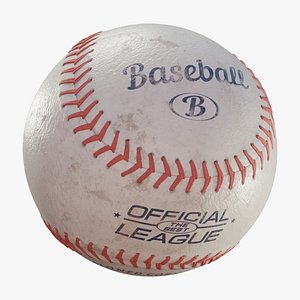 Old Baseball with Generic logo model