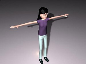 3d model n girl