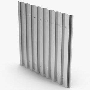 3D Metal Tile Fence