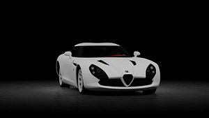 3D model Alfa Romeo tz3 sradale zagato