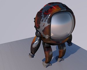 space character 3D model