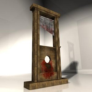 3d model guillotine