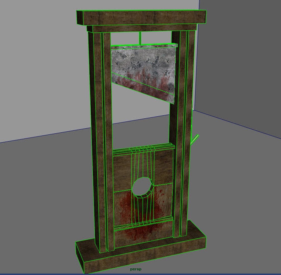 3d Model Guillotine