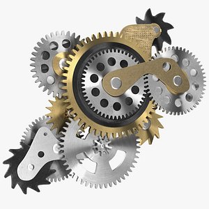 Clock Gears - download free 3D model by JDMac174 - Cad Crowd