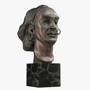 Salvador Dali Bust model