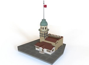 Maidens Tower 3D model