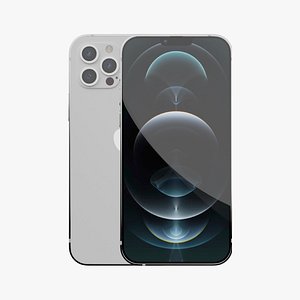 3D iPhone 13 Pro max Silver