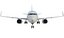 Aereo di linea realistico Boeing 737-800 della American Airlines