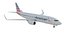 Aereo di linea realistico Boeing 737-800 della American Airlines