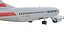 Aereo di linea realistico Boeing 737-800 della American Airlines
