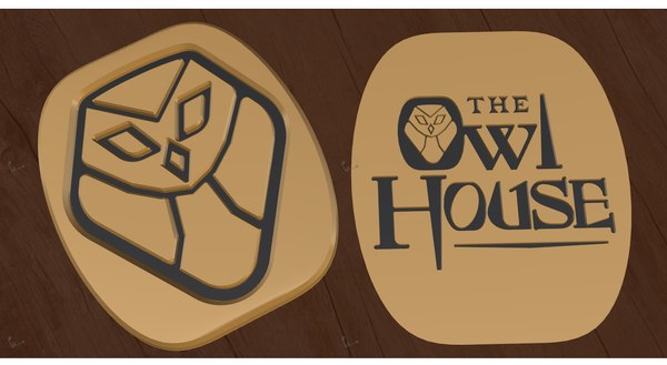 modelo 3d El modelo 3D del emblema de la casa del búho - TurboSquid 1719104