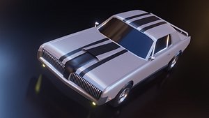 LowPoly Muscle Cougar xr1970