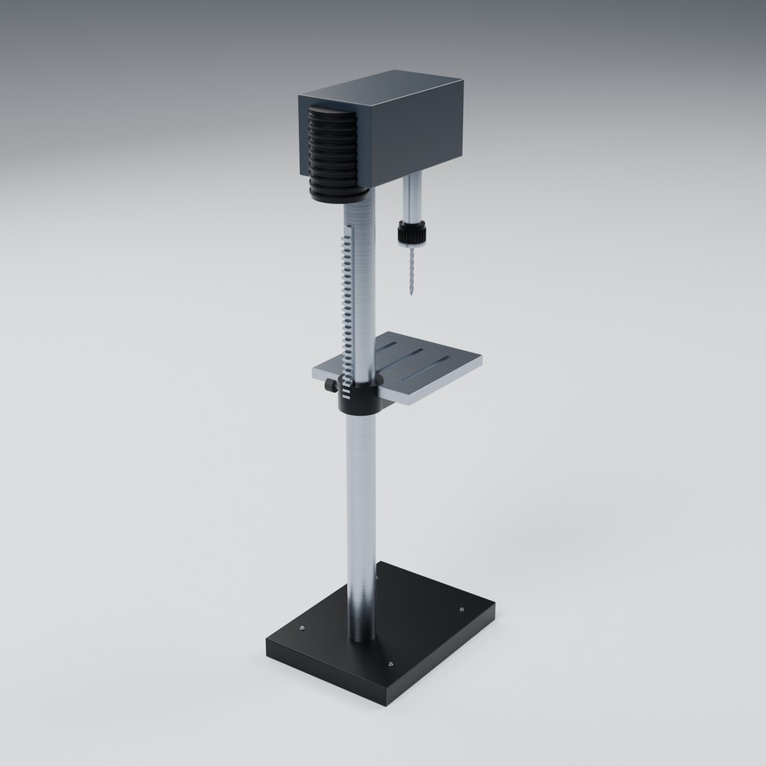 3D Floor Pillar Drill Press - Standard exterior equipment model https://p.turbosquid.com/ts-thumb/Ng/TlrHk1/MZ/02_rear/jpg/1791827812/1920x1080/fit_q87/181d90e509f2175b2f3af125c990ad4b7fef7838/02_rear.jpg