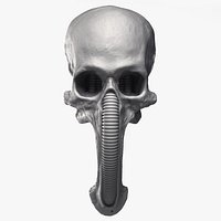 H R Giger Harkonnen handle door Sculpture