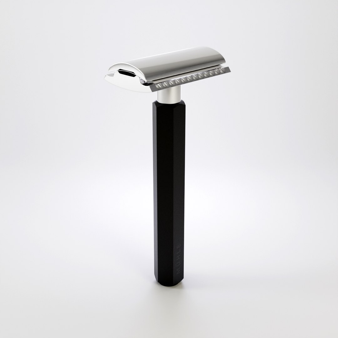 3D Safety Razor Hex Model - TurboSquid 1672841