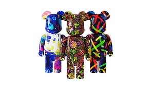 Bearbrick Pop-Art Street-Art 3D model