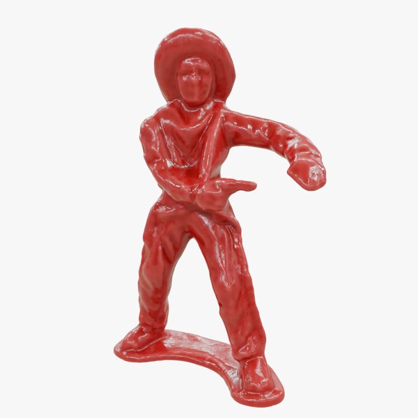 modelo 3d Plastic Cowboy Toy 06 - TurboSquid 2054669