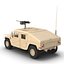 Modello Multiuso Humvee Desert 3D ad alta mobilità