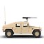 Modello Multiuso Humvee Desert 3D ad alta mobilità