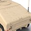 Modello Multiuso Humvee Desert 3D ad alta mobilità
