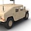 Modello Multiuso Humvee Desert 3D ad alta mobilità