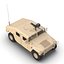 Modello Multiuso Humvee Desert 3D ad alta mobilità