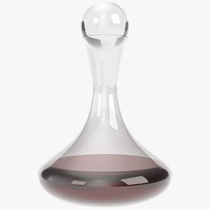 Wine decanter with stopper
