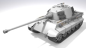 3D Panzerkampfwagen Tiger Pz VI Ausf B