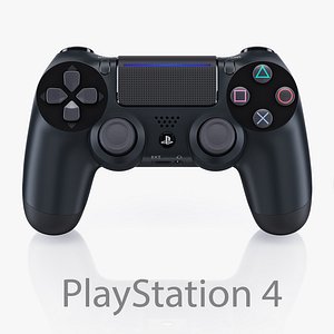 sony playstation 4 controller 3d model
