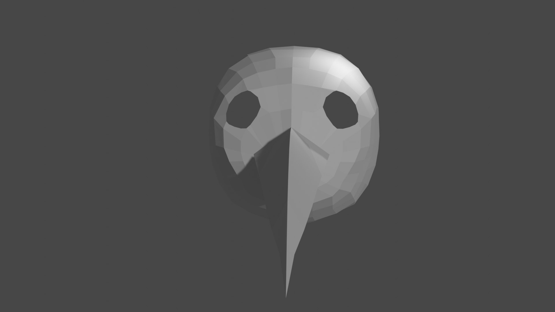 Free Low Poly Plague Doctor Mask Model - TurboSquid 1978190