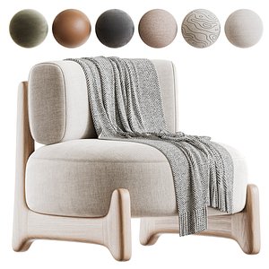 3D Tobo Armchair by Alter Ego for Collector model