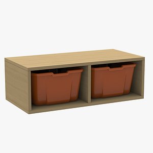 3D Twin Modular Duo Bins