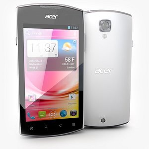 3ds max acer liquid glow white