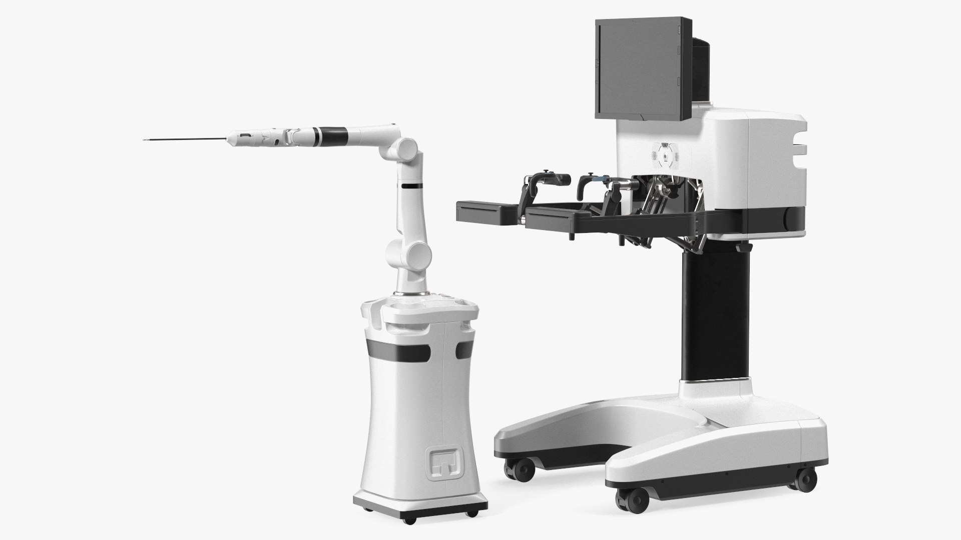 Robotic Surgical System 3D https://p.turbosquid.com/ts-thumb/Nh/DC9wPp/Go/roboticsurgicalsystemc4dmodel001/jpg/1691375008/1920x1080/fit_q87/c8e7c75f09adfc70f92f0209f2db3bf49e8db7eb/roboticsurgicalsystemc4dmodel001.jpg