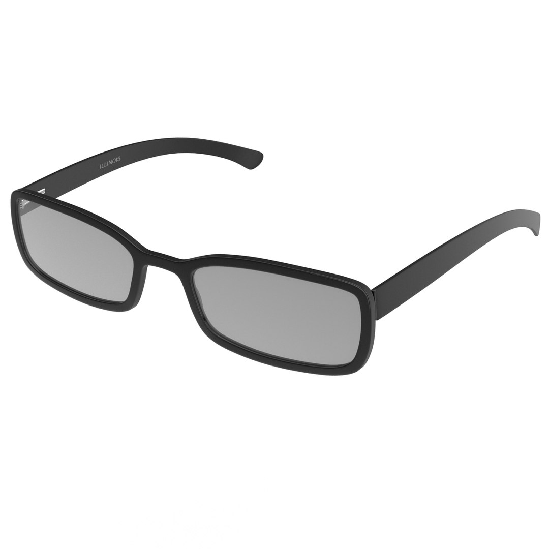Glasses 5 3D model preview