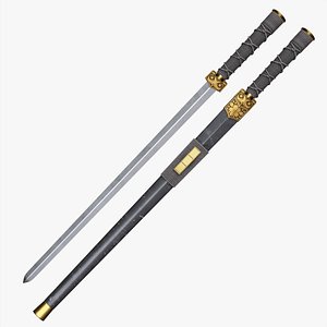 Han sword Xiaxue 3D model