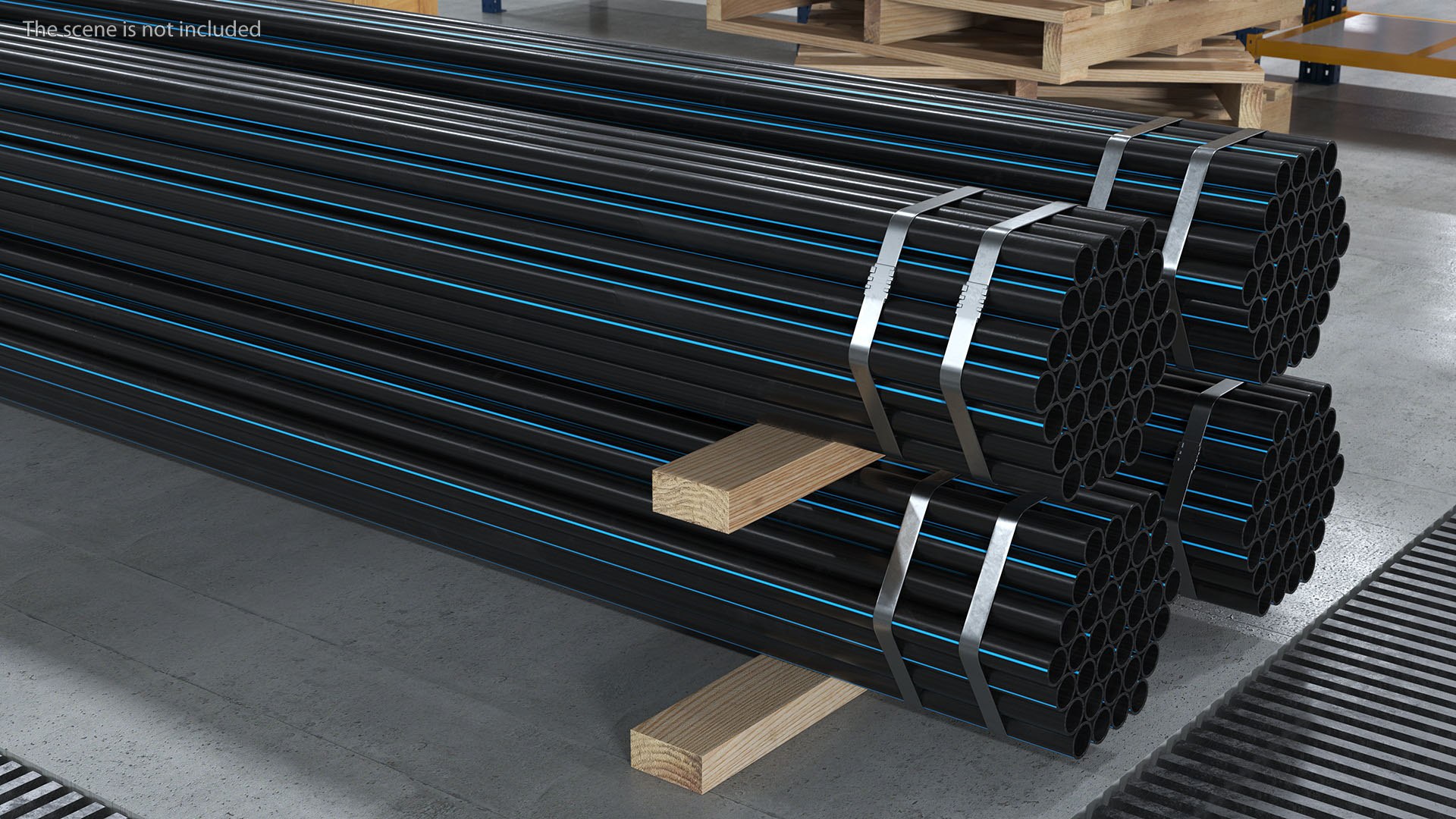 Plastic Pipes Bundle 6 Meters 3D Model - TurboSquid 2211533