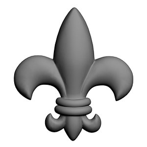 fleur lys 3d max